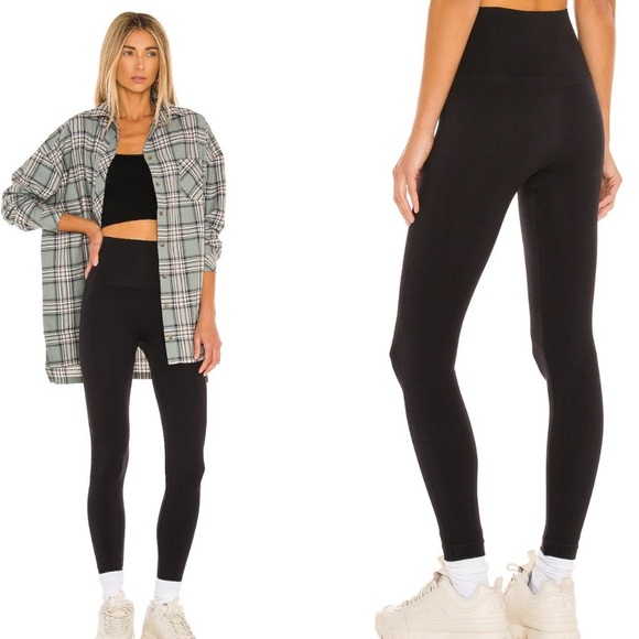 Spanx Look at Me Now Textured Sporty Comfort Slimming Leggings - Picture 1 of 11
